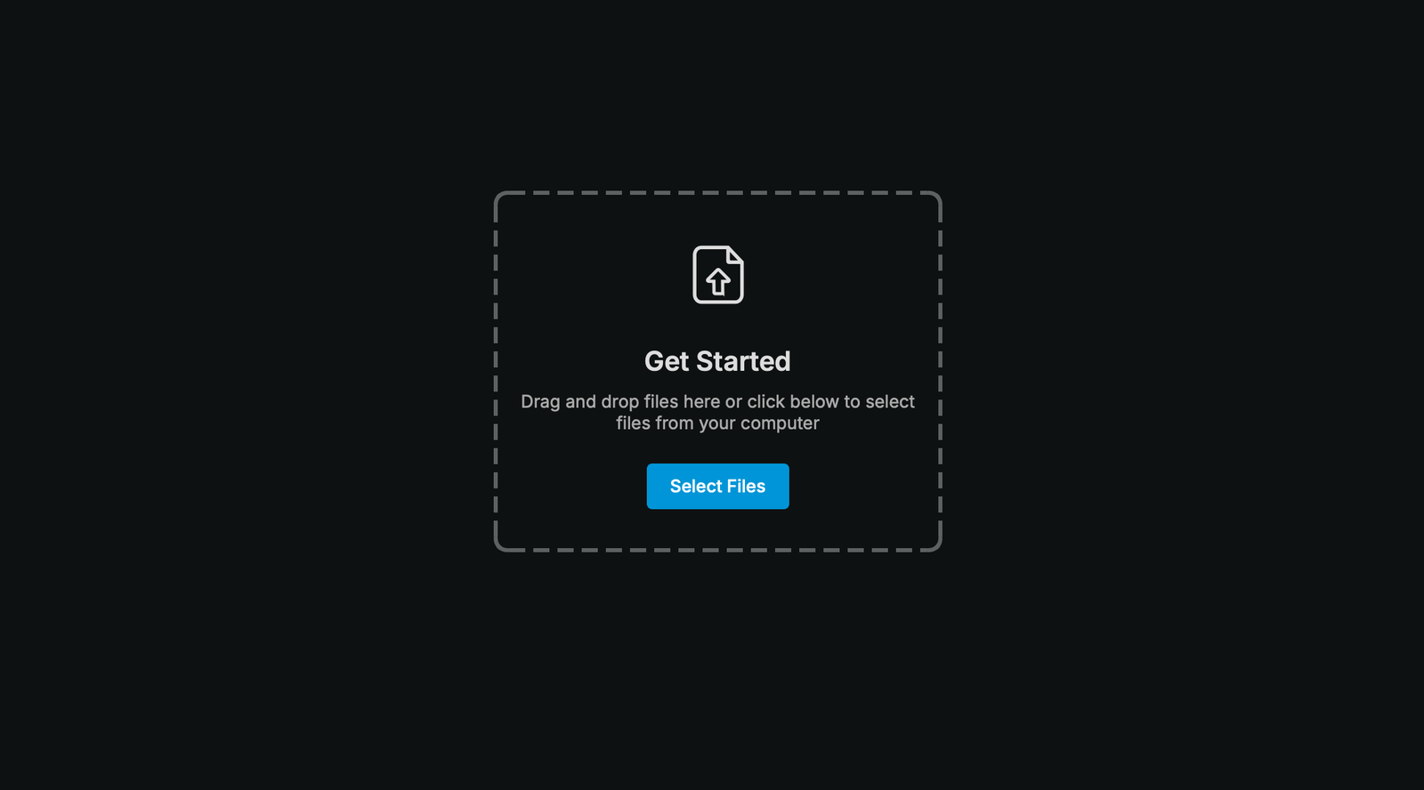 Clean, simple case creation interface showing how quickly a new investigation can be started